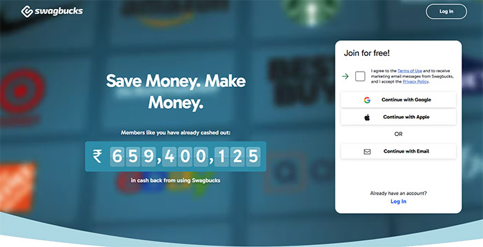 Swagbucks Complete online surveys for money